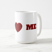 I love me mug コーヒーマグカップ (正面右)