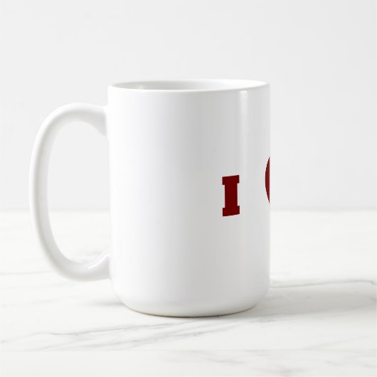 I love me mug コーヒーマグカップ (左)