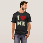 I Love Me Y2K Aesthetic Brown Downtown Girl Tシャツ (正面フル)