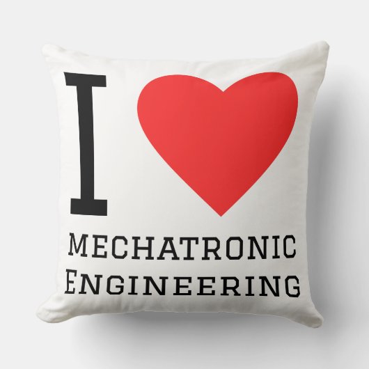 I love mechatronic engineering クッション (正面)