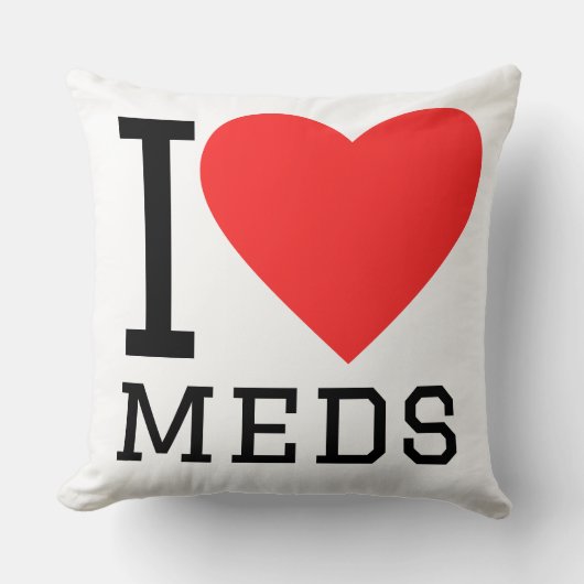 I love meds クッション (正面)