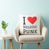 I love melodic punk square sticker クッション (椅子)