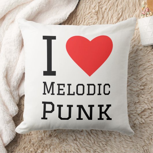 I love melodic punk square sticker クッション (ブランケット)