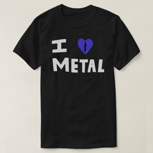 I Love Metal （エリオット・スミス）クラシックTシャツ Tシャツ (デザイン正面)