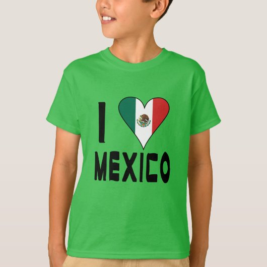 I Love Mexico Boy's Tシャツ (正面)