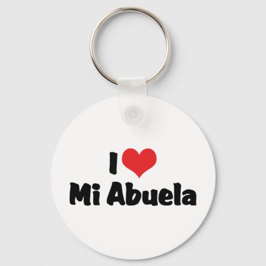 I Love Mi Abuela Keychain キーホルダー (正面)