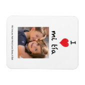 I Love Mi Tia Photo Magnet Keepsake マグネット (横)