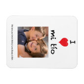I Love Mi Tio Photo Magnet Keepsake マグネット (横)