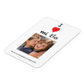I Love Mi Tio Photo Magnet Keepsake マグネット (左側)