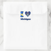 I love Michigan ラウンドシール (バッグ)