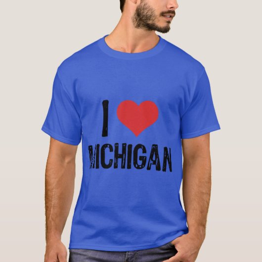 I Love Michigan 4 Tシャツ (正面)