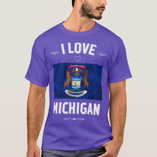 I Love Michigan Tシャツ (正面)