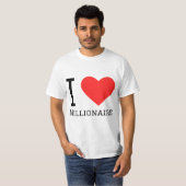 I love millionaire  tシャツ (正面フル)