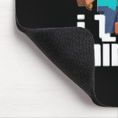 I Love Miners Funny Mining Gamer Xel Ckaxe  マウスパッド (コーナー)