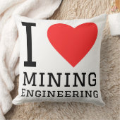 I love mining engineering  クッション (ブランケット)
