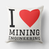 I love mining engineering  クッション (正面)