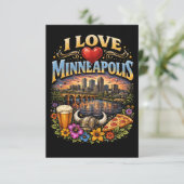 I Love Minneapolis サンキューカード (スタンド正面)