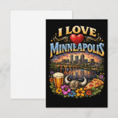 I Love Minneapolis サンキューカード (正面/裏面)