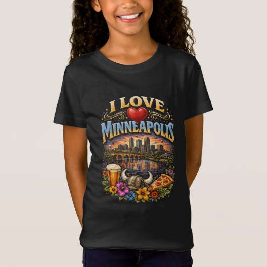 I Love Minneapolis Tシャツ (正面)