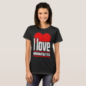 I Love Minnesota Best Home State  I Heart Minnesot Tシャツ (正面フル)