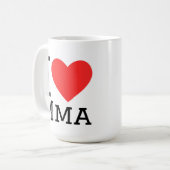 I love mma コーヒーマグカップ (正面左)