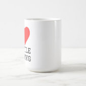 I love mobile gaming コーヒーマグカップ (中央)