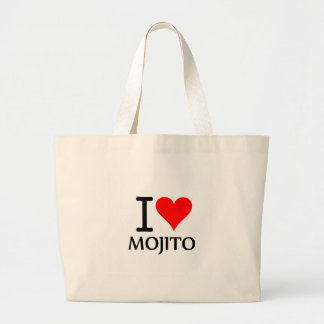 I Love Mojito 2 ラージトートバッグ
