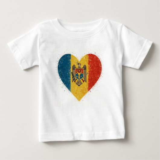 I love Moldova – Iubesc Moldova  ベビーTシャツ (正面)