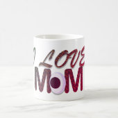 I Love Mom おもしろい Egg T-Shirt – かわいいマミニマルザー コーヒーマグカップ (中央)