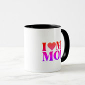 I Love Mom Mug – Sweet Gift for Mother マグカップ (正面右)