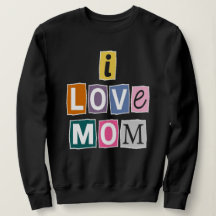 I Love Mom Ransom Note Scrapbook Gift