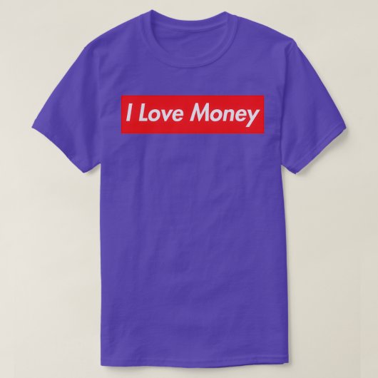 I Love MoneyとFOREX Extreme Investor Tシャツ (デザイン正面)