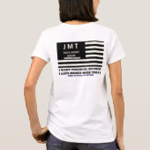 I LOVE MONEY女子基本Tシャツ Tシャツ (裏面)