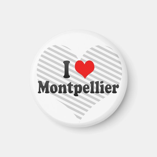 I Love Montpellier,フランス マグネット (正面)
