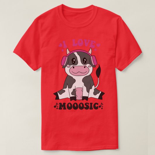 I Love Moosic Tシャツ (デザイン正面)