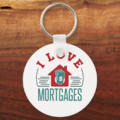 I Love Morgersモーゲージローンのプロセッサのバンカー キーホルダー (正面)