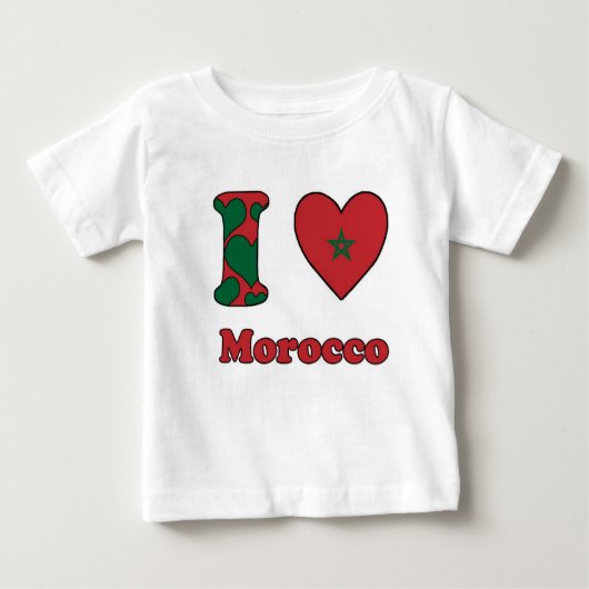 I love Morocco ベビーTシャツ (正面)