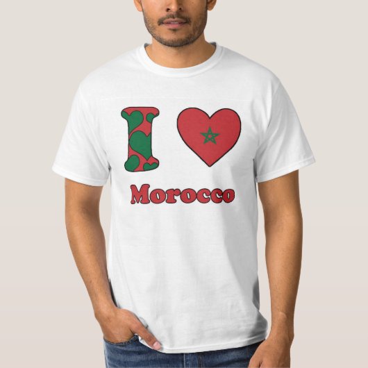 I love Morocco Tシャツ (正面)
