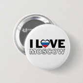 I LOVE MOSCOW - For real Muscovites! 缶バッジ (正面&裏面)
