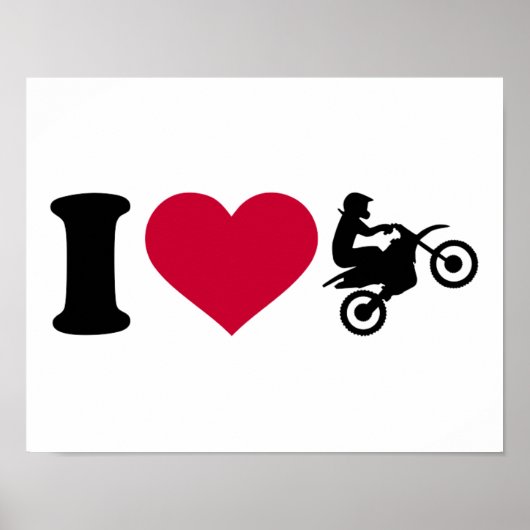 I love Motocross ポスター (正面)