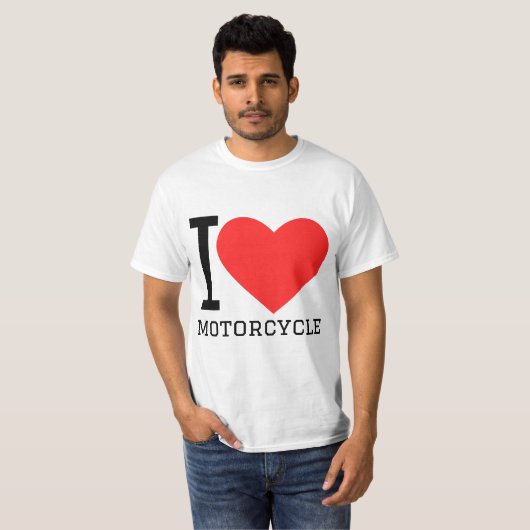 I love motorcycle tシャツ (正面フル)