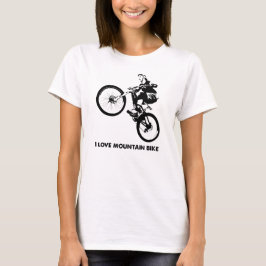 I love mountain bike tシャツ
