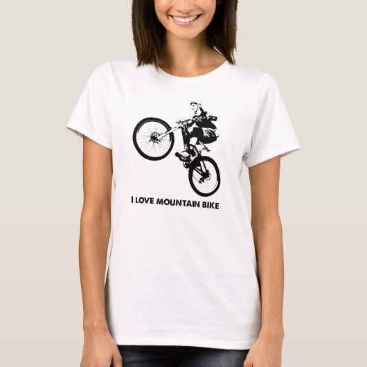 I love mountain bike tシャツ (正面)