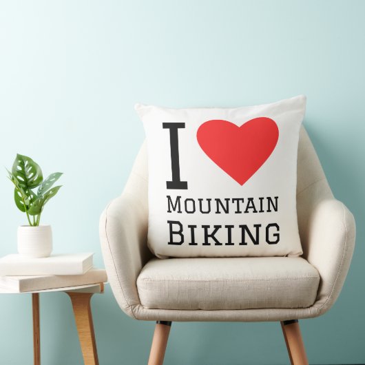 I love mountain biking クッション (椅子)