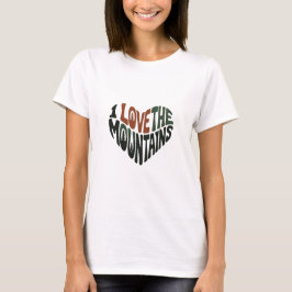 I love mountains tシャツ