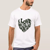 I love mountains tシャツ (正面)