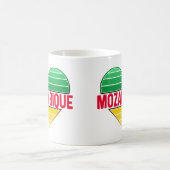 I Love Mozambique，モザンビークハート コーヒーマグカップ (中央)