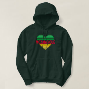 I Love Mozambique,モザンビークハート パーカ