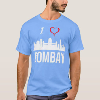 I love Mumbai or Bombay India Tシャツ