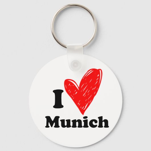 I love Munich キーホルダー (正面)